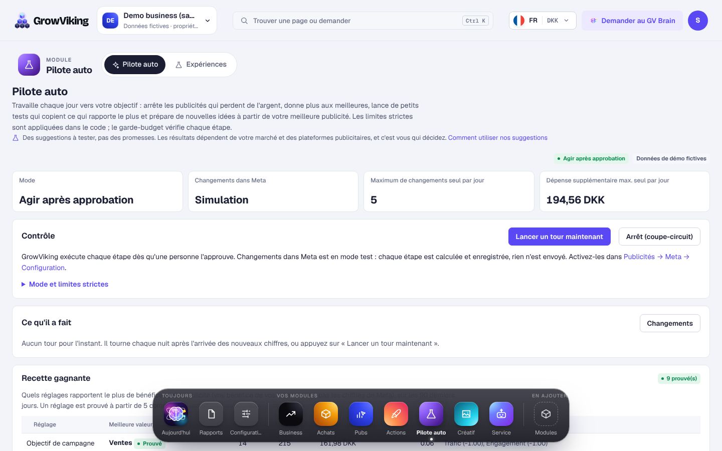 Comment le Pilote auto teste et développe les annonces