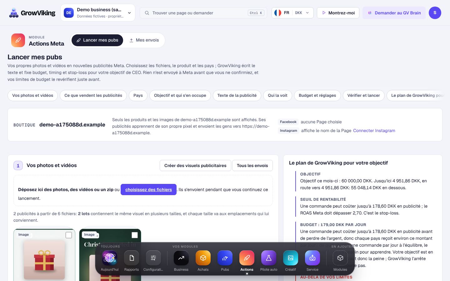 Lancer de nouvelles annonces à partir de vos images